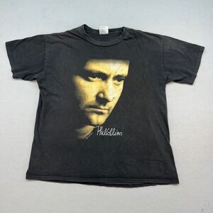 Vintage 1990 Phil Collins But Seriously World Tour Shirt Brockum XL Black